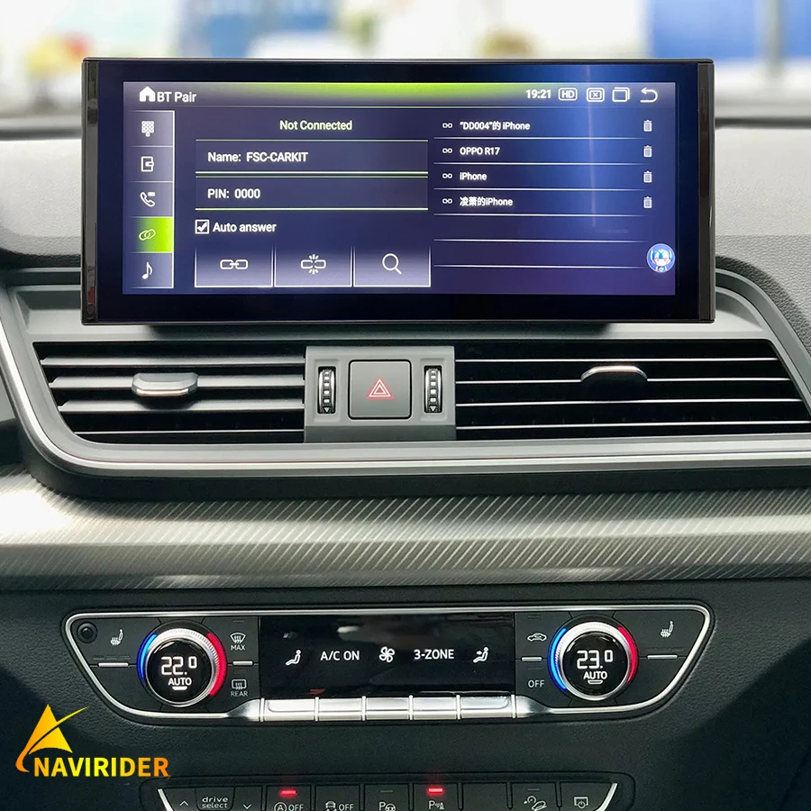 12,3-Дюймовый 1920*720 Qled-Экран Для AUDI Q5 2018-2020 Android 12 Автомобильный Радио Мультимедийный Видеоплеер Стерео GPS Беспроводной CarPlay