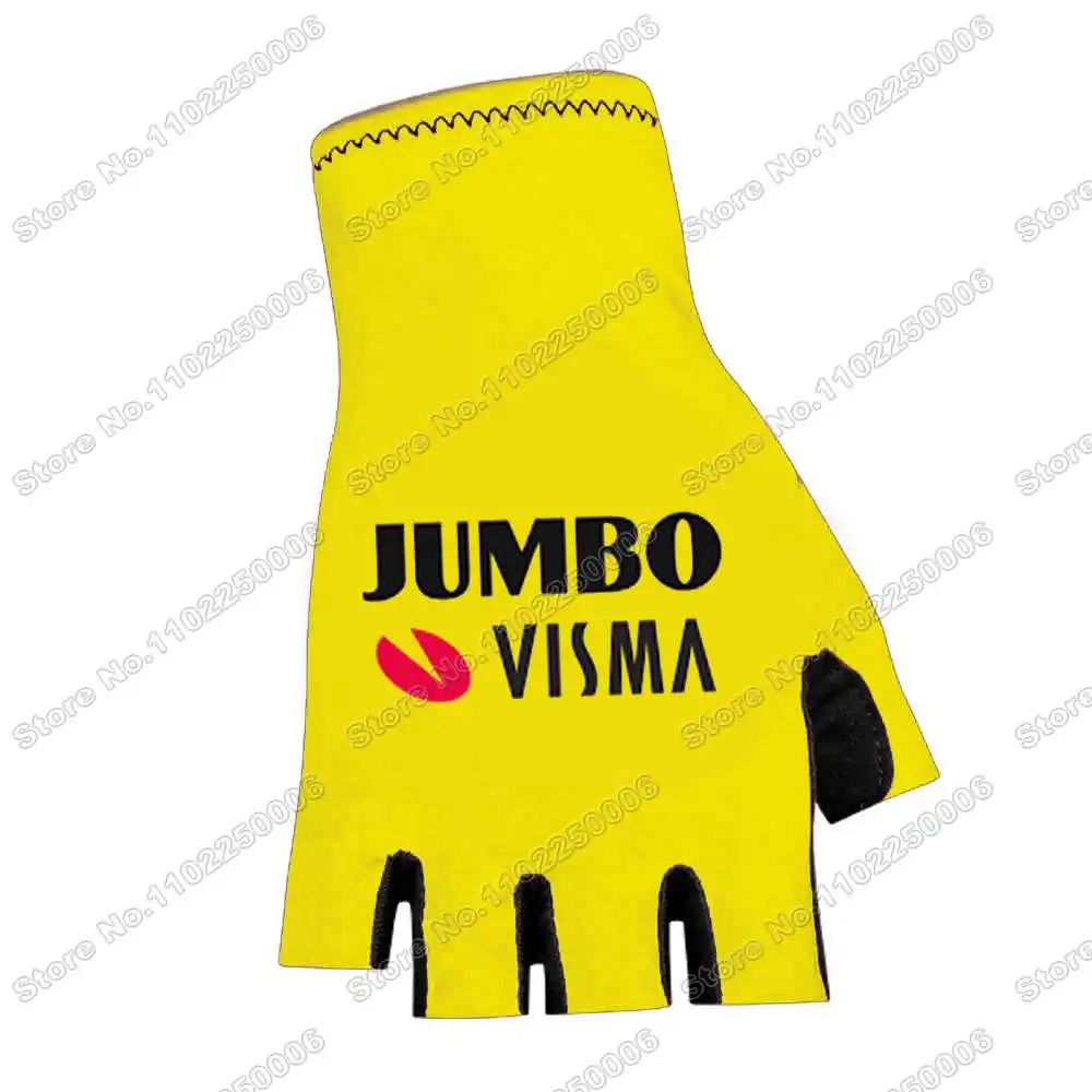 Jumbo Visma 2023 Велосипедные Перчатки Мужские Велосипедные Гелевые Перчатки На Половину Пальца Горный Шоссейный Велосипед Guantes MTB Мотоциклетные Перчатки Без Пальцев