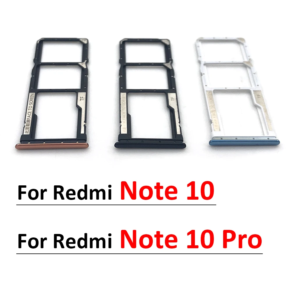 Новинка для Redmi Note 10 /Note 10 Pro, Слот для SIM-карты, Держатель, Адаптер, Аксессуары
