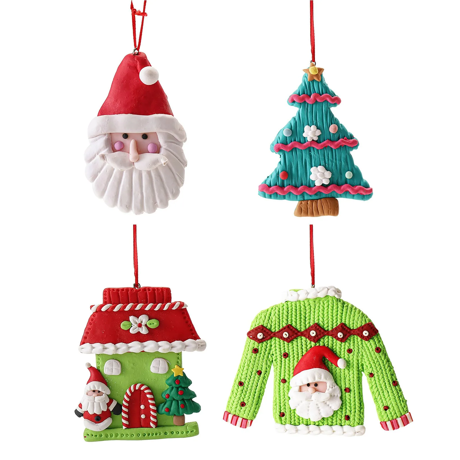 Пластиковые знаки одежды для дома Санта-Клауса, подвески в виде Рождественской елки, украшения для Рождественской вечеринки, креативное украшение для подвешивания мини-Рождественской елки