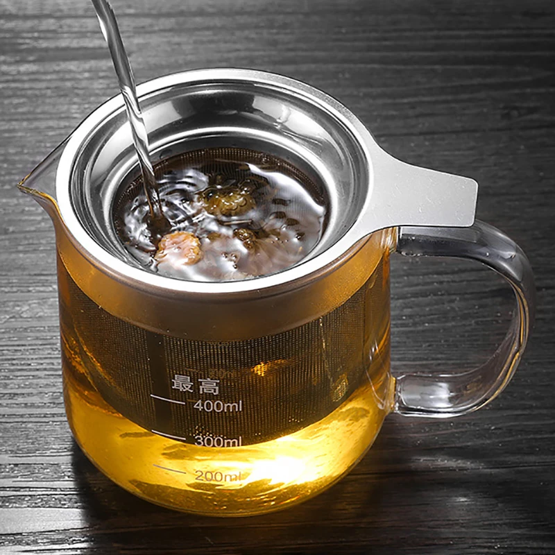 Фильтр для утечки чая из нержавеющей стали 304 Многоразовый Чайник Для заварки Чая Ситечко Для Чая Чайник Металлический Фильтр для специй Из Чайных листьев Аксессуары Для дома