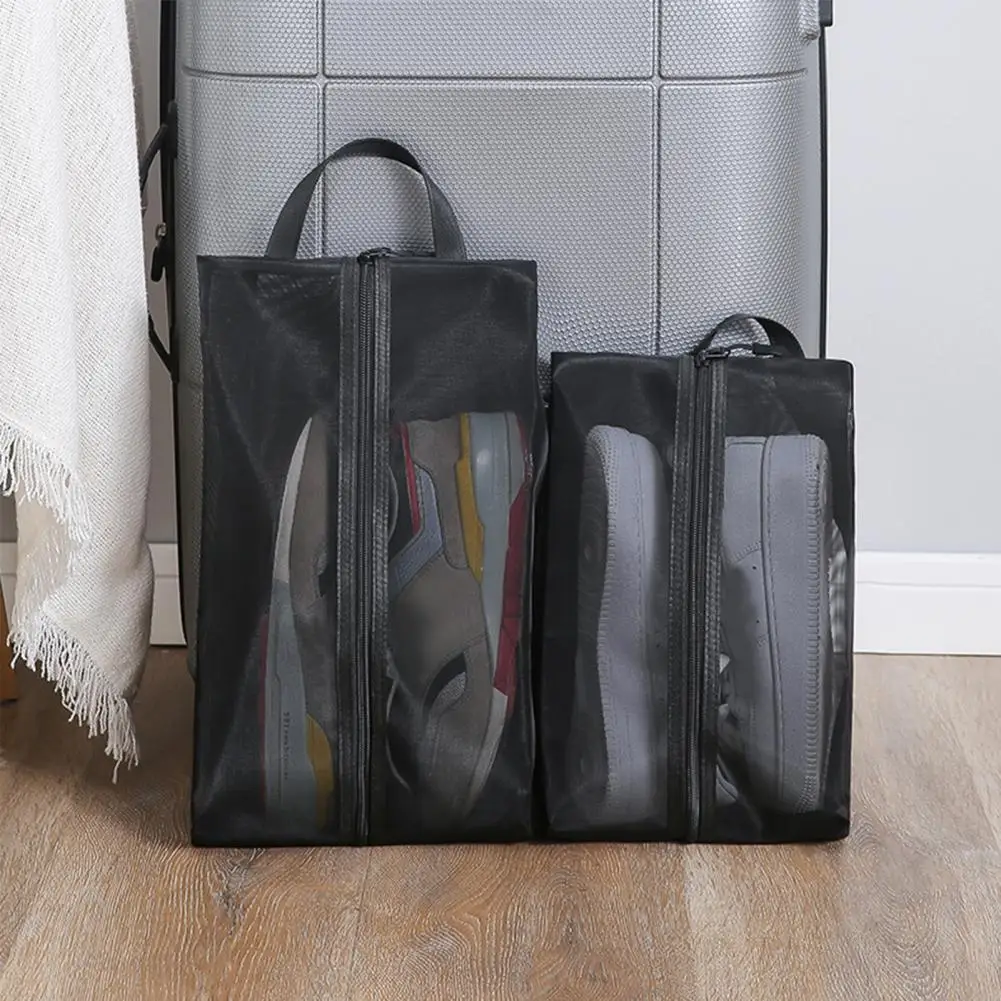 Портативная сумка для хранения, многофункциональная, необходимая для путешествий, Водонепроницаемая сумка большой емкости, сумка для хранения обуви, полупрозрачная сумка для обуви