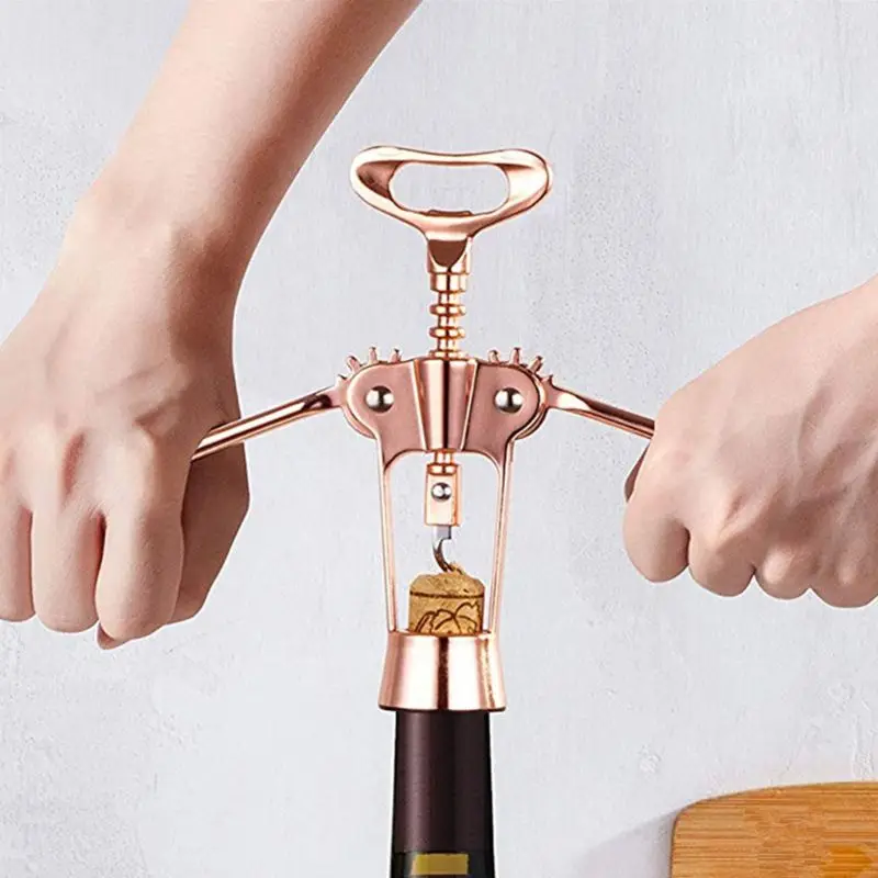 Винный нож из цинкового сплава для креативного открывания винных бутылок, штопор в форме крыла, открывалки для винных бутылок для домашнего использования, кухня