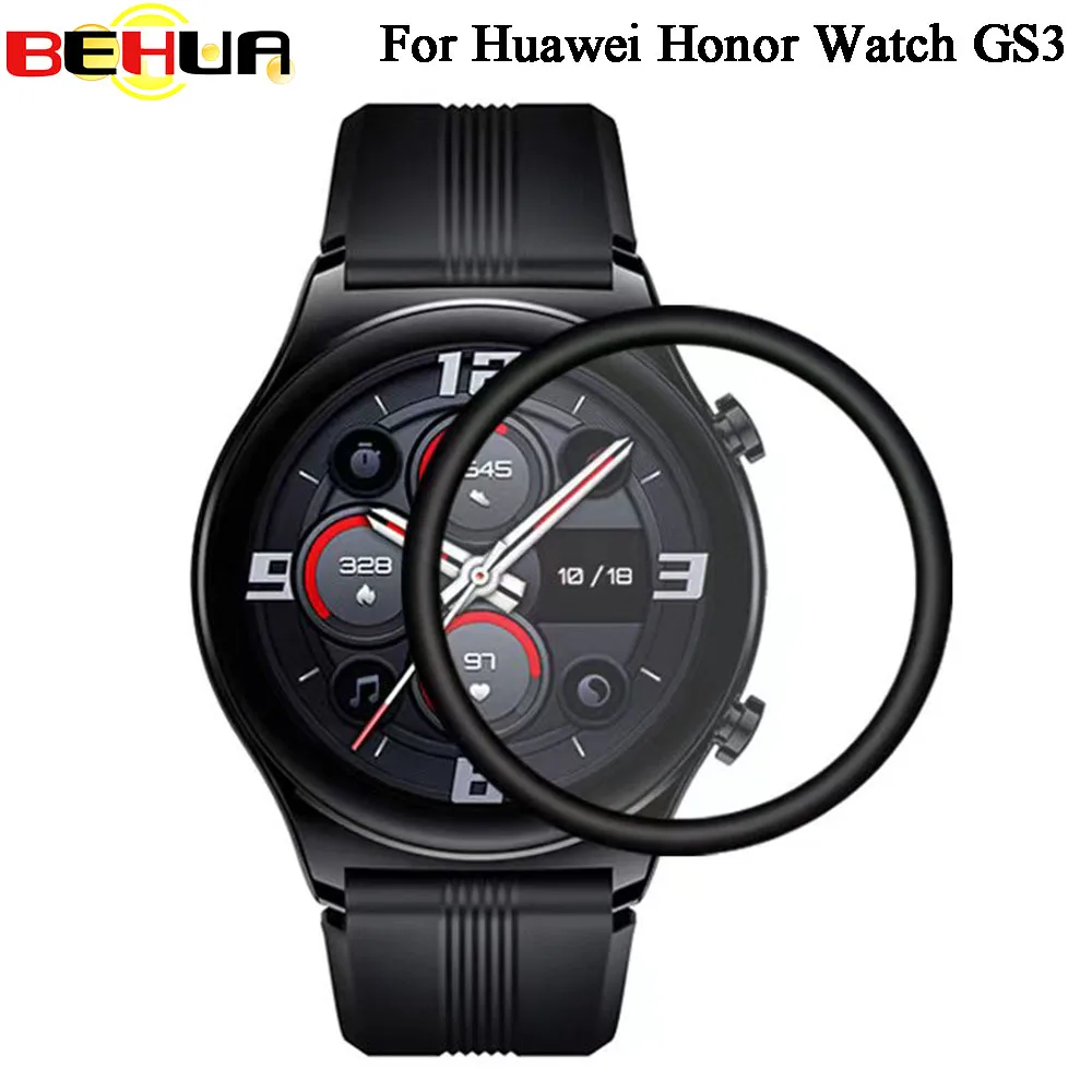 Защитная Пленка BEHUA Для Huawei Honor Watch GS3 Smartwatch 3D Изогнутая Крышка Мягкая Защитная Пленка (Не Стекло) Аксессуары