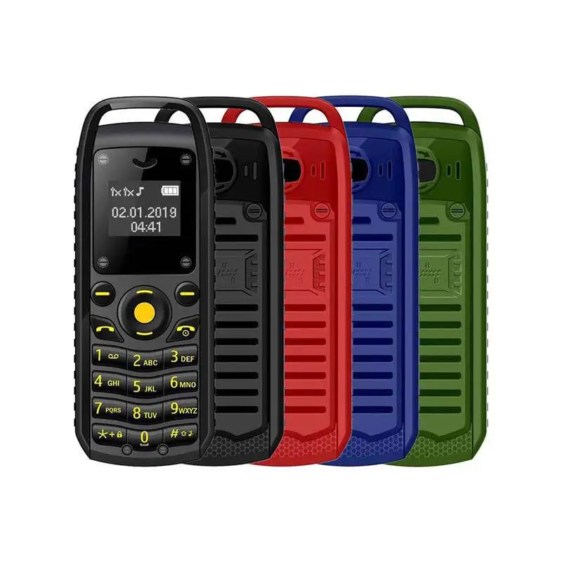Мини-мобильный телефон Bm25 Gsm Многоязычный ЖК-экран Кнопочная клавиатура с двумя Sim-картами Карманный мобильный телефон для пожилых людей