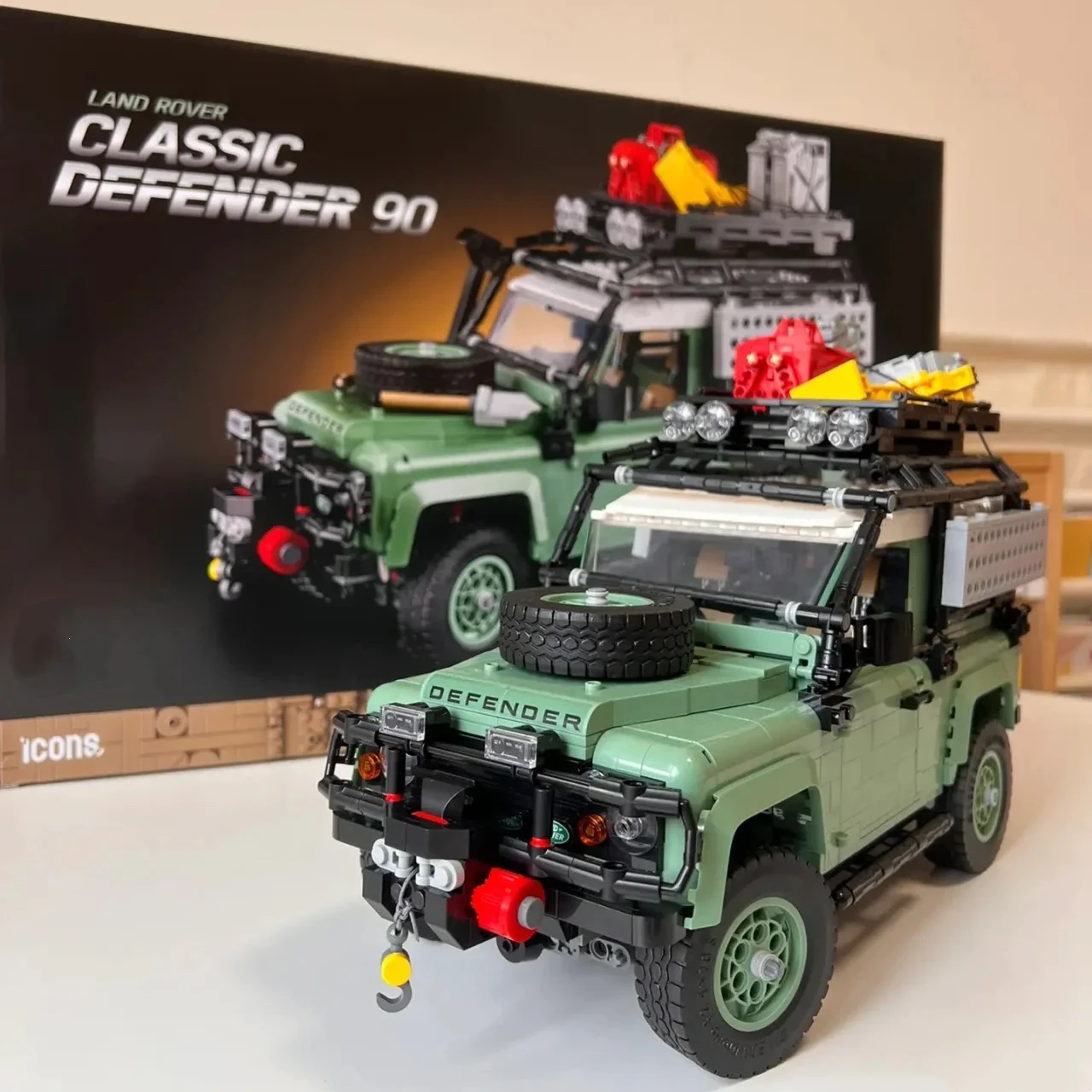 Новый 10317 Lands Supercar Rover Off-Road Defender 90 Модель автомобиля Строительные блоки, кирпичи, игрушки для детей, подарки на день рождения для мальчиков