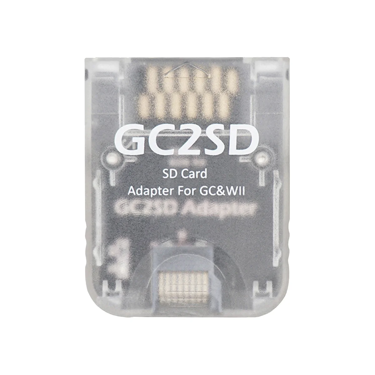 Адаптер GC2SD GC для SD-карт памяти TF Card Adapter Card Reader для игровой консоли NGC GameCube Wii Game Console (C)