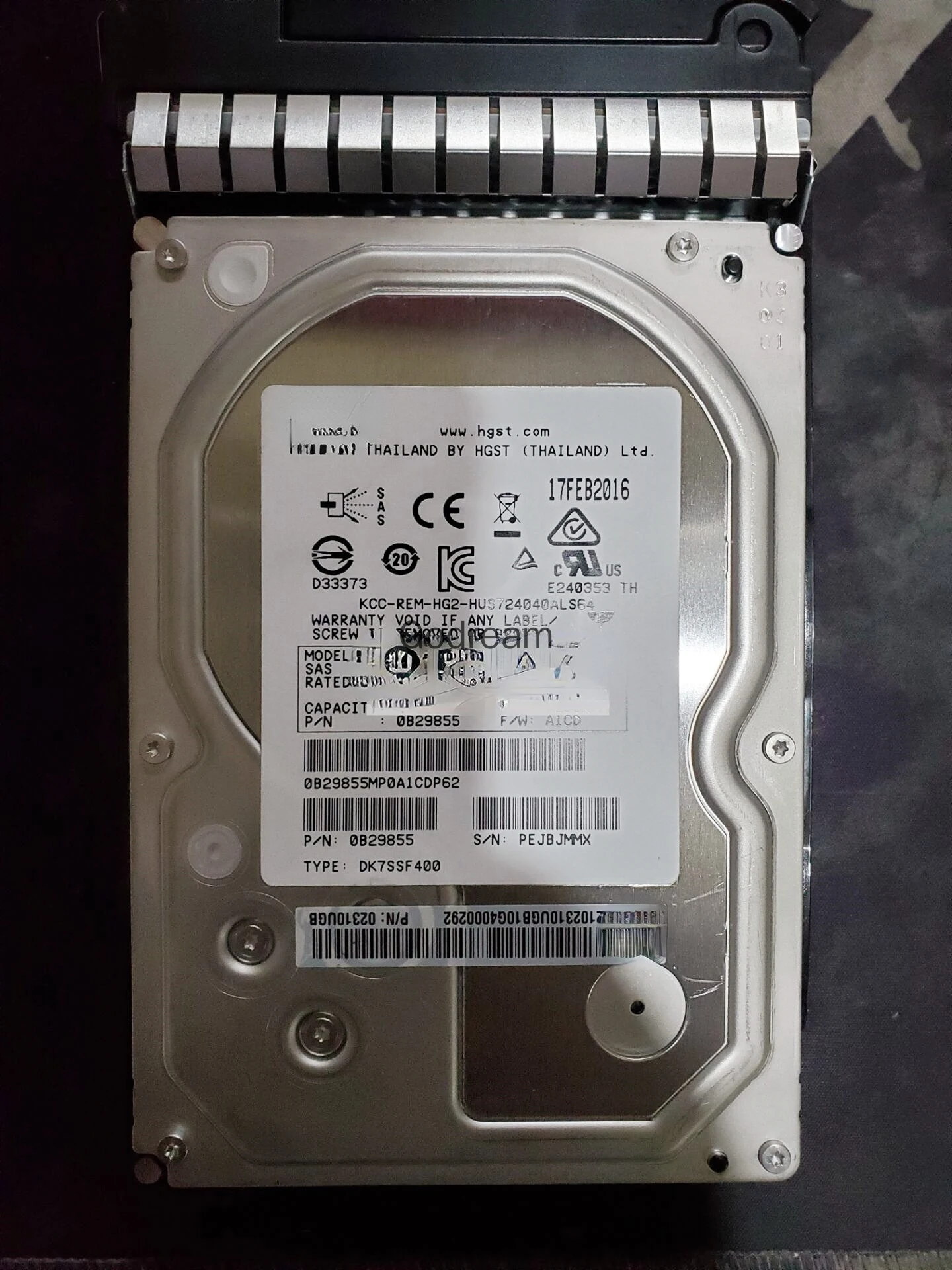 Для Huawei 02310UGB BC1HDD36 V2 серверный жесткий диск 4T 7.2K NL SAS 3,5-дюймовый