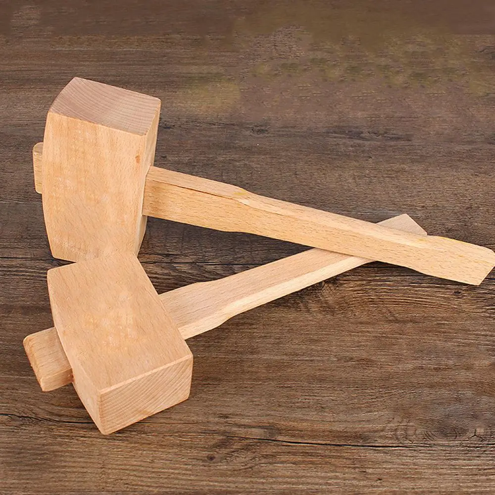 255-350 мм Буковая массивная Плотницкая древесина, Деревянный молоток, ручка для деревообрабатывающего инструмента