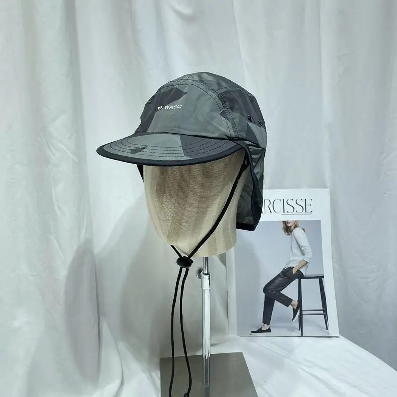 Летние новые солнцезащитные шляпы унисекс, быстросохнущая кепка для кемпинга и рыбалки на открытом воздухе UPF 50, защита от солнца с горловиной, чехол с клапаном для пеших прогулок