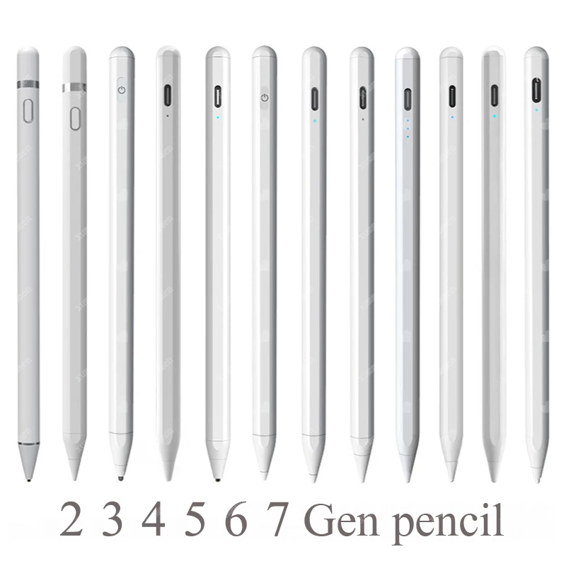 Для iPad Карандаш-стилус для Apple Pencil 2 3 Сенсорная ручка для планшета IOS Android-стилус для iPad Xiaomi Huawei Pencil Phone