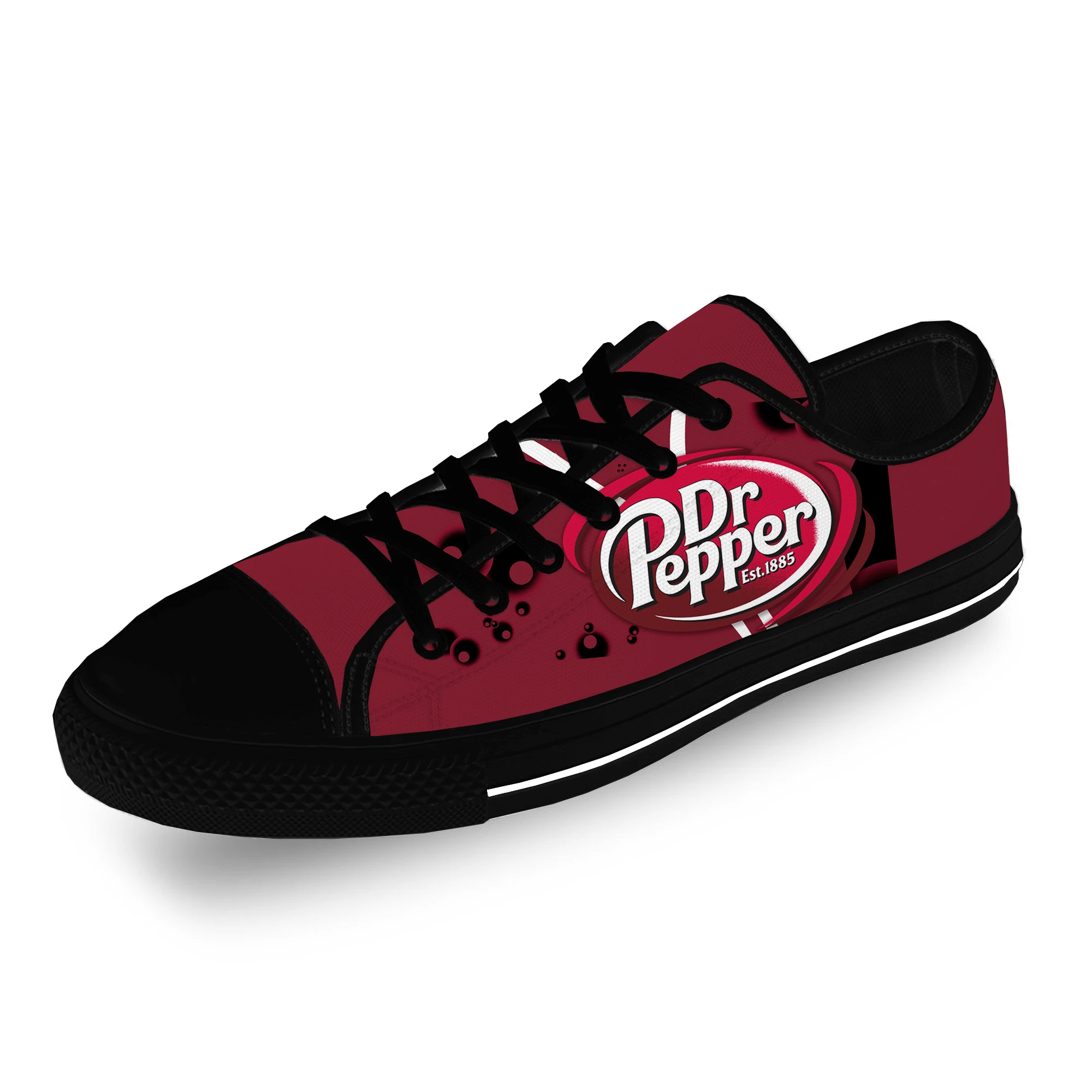 Кроссовки DR Pepper с низким берцем, Мужская Женская Повседневная обувь для подростков, Парусиновая обувь для бега с 3D-принтом, Косплей, Дышащая Легкая обувь